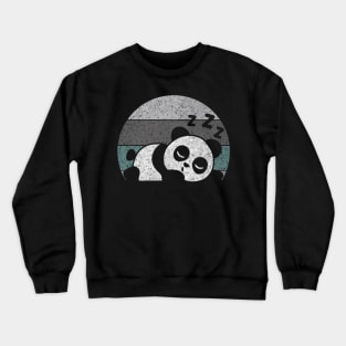 vintage sleeping panda Crewneck Sweatshirt